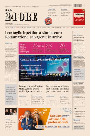 Prima-pagina-sole-24-ore-edizione-del-06-02-2025