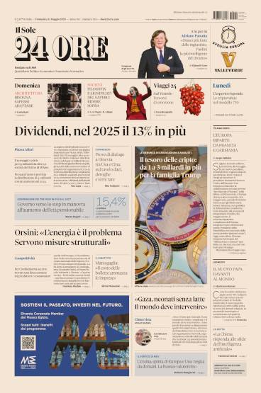 Prima-pagina-sole-24-ore-edizione-del-11-05-2025