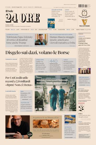 Prima-pagina-sole-24-ore-edizione-del-13-05-2025