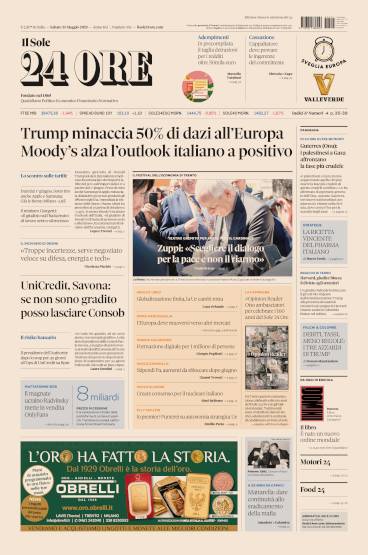 Prima-pagina-sole-24-ore-edizione-del-24-05-2025