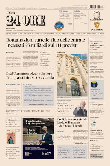 Prima-pagina-sole-24-ore-edizione-del-28-03-2025