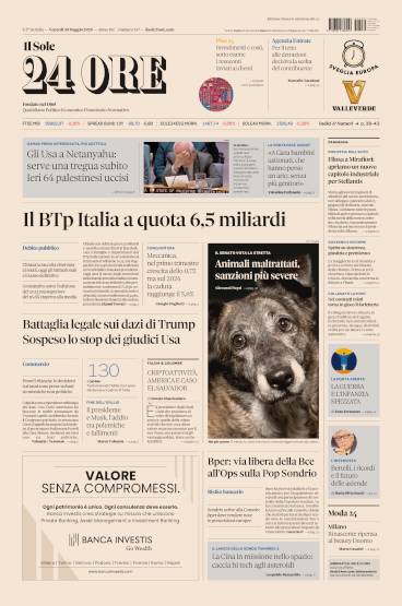 Prima-pagina-sole-24-ore-edizione-del-30-05-2025