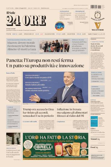 Prima-pagina-sole-24-ore-edizione-del-31-05-2025