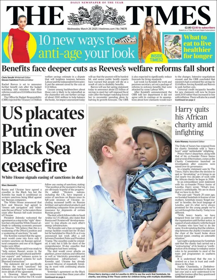 Prima-pagina-the-times-edizione-di-oggi-2025-03-26