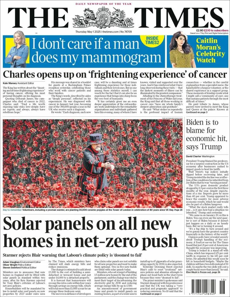 Prima-pagina-the-times-edizione-di-oggi-2025-05-01