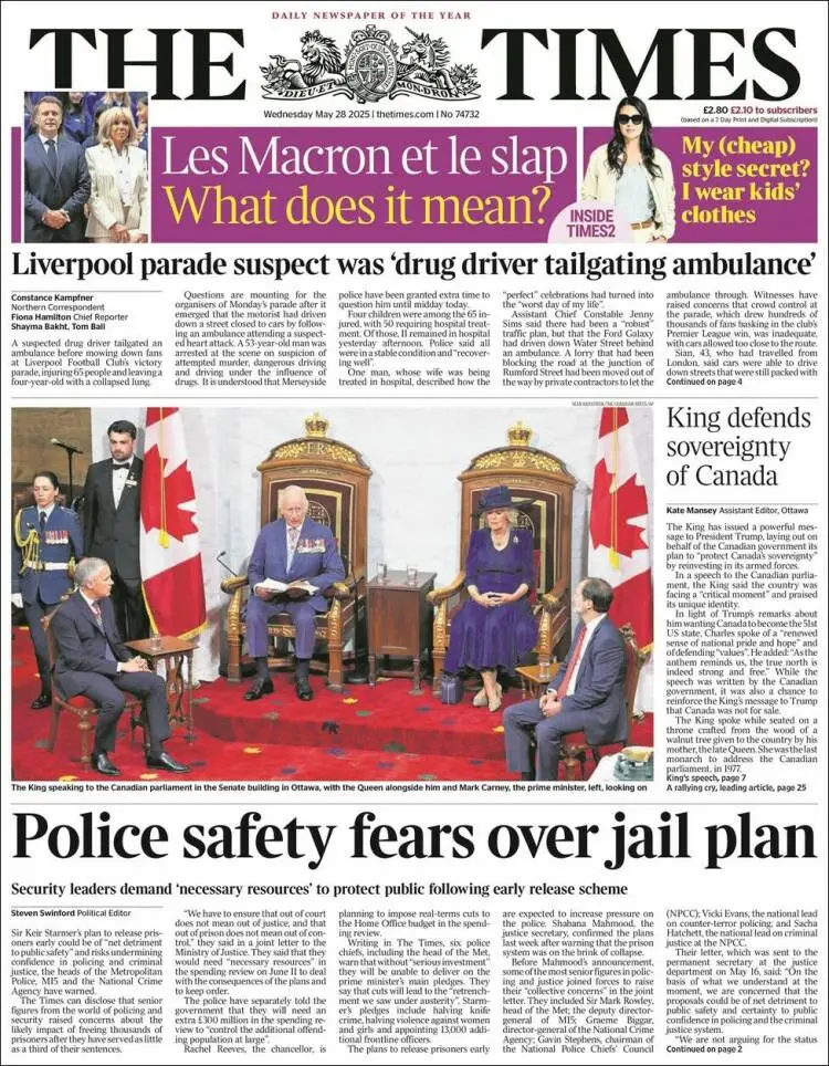 Prima-pagina-the-times-edizione-di-oggi-2025-05-28