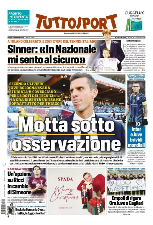 Prima-pagina-tutto-sport-edizione-di-oggi-05-12-2024