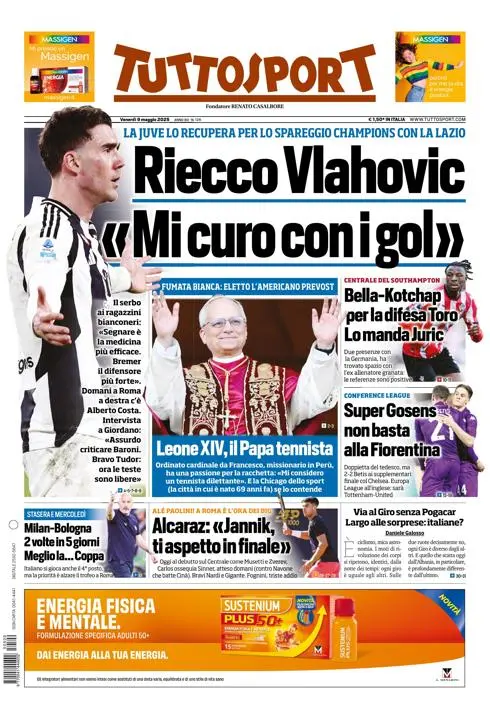 Prima-pagina-tutto-sport-edizione-di-oggi-09-05-2025