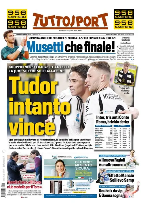 Prima-pagina-tutto-sport-edizione-di-oggi-13-04-2025