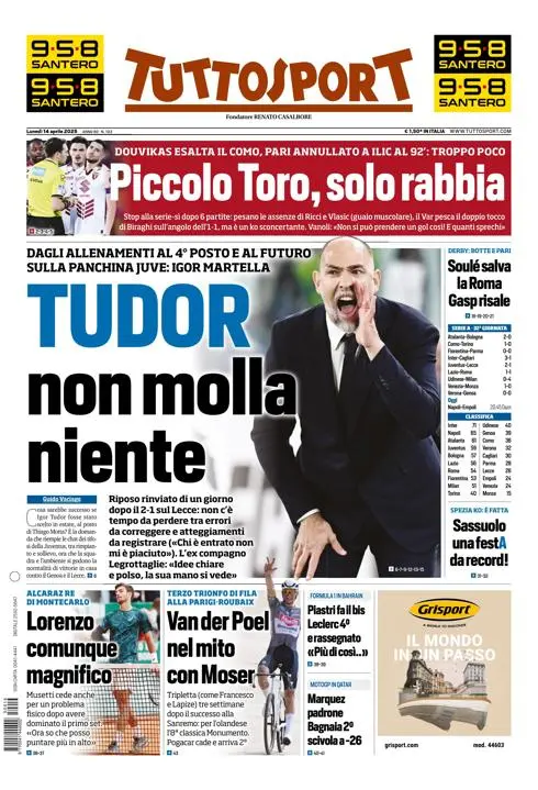 Prima-pagina-tutto-sport-edizione-di-oggi-14-04-2025
