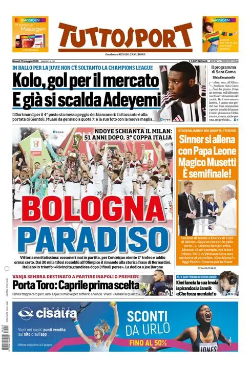 Prima-pagina-tutto-sport-edizione-di-oggi-15-05-2025
