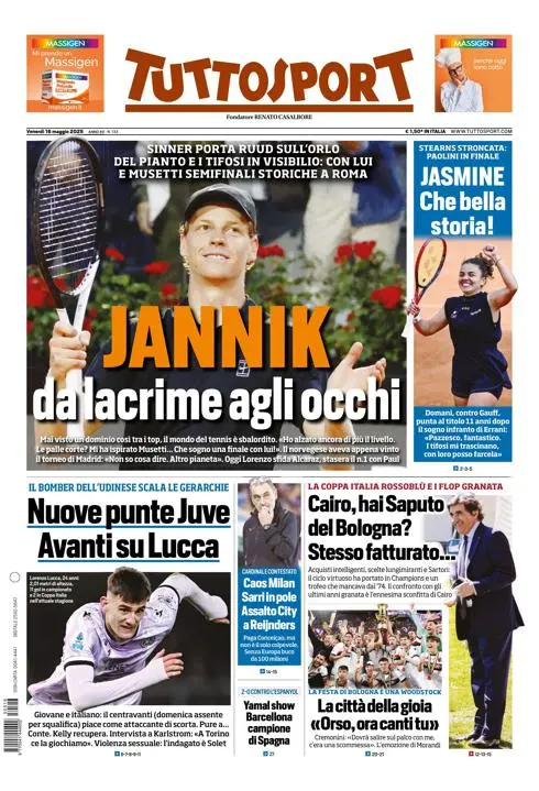 Prima-pagina-tutto-sport-edizione-di-oggi-16-05-2025