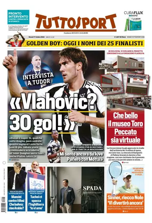 Prima-pagina-tutto-sport-edizione-di-oggi-17-10-2024
