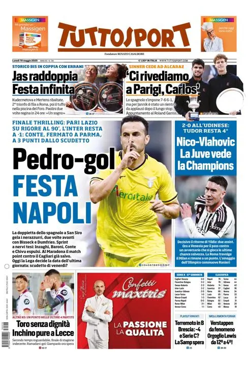 Prima-pagina-tutto-sport-edizione-di-oggi-19-05-2025