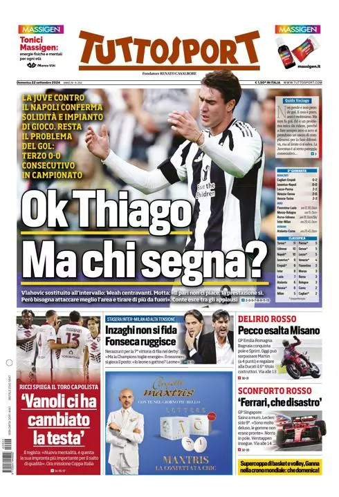 Prima-pagina-tutto-sport-edizione-di-oggi-22-09-2024