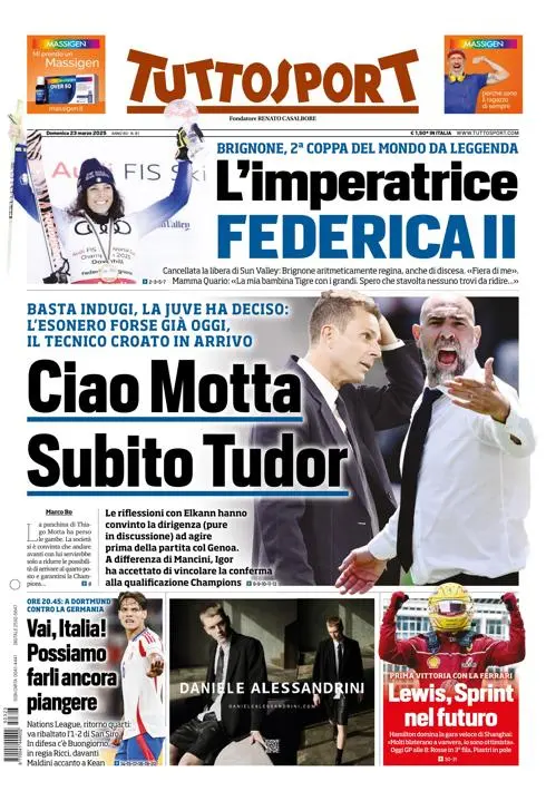 Prima-pagina-tutto-sport-edizione-di-oggi-23-03-2025