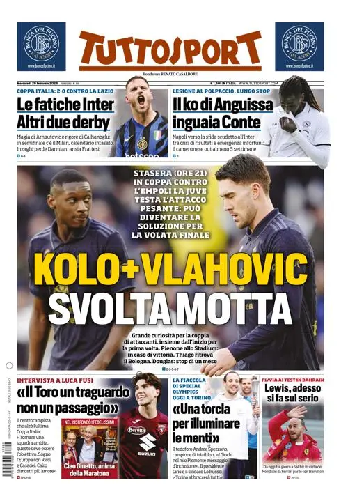 Prima-pagina-tutto-sport-edizione-di-oggi-26-02-2025