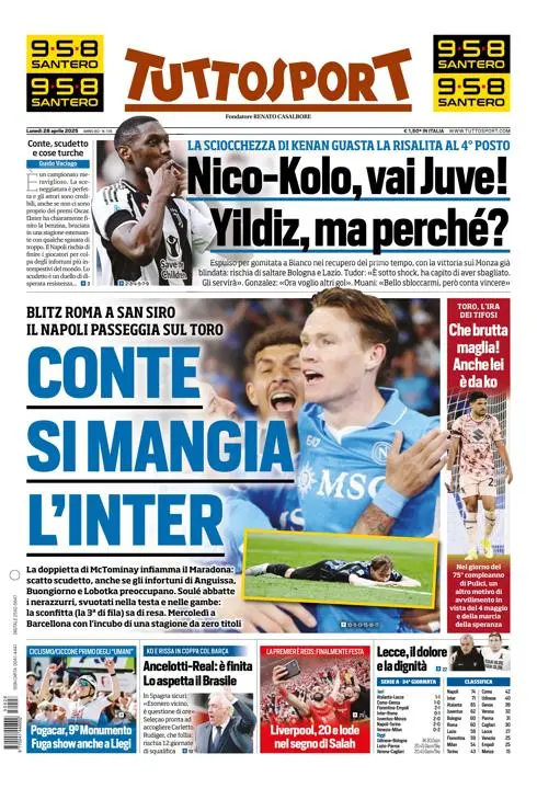 Prima-pagina-tutto-sport-edizione-di-oggi-28-04-2025