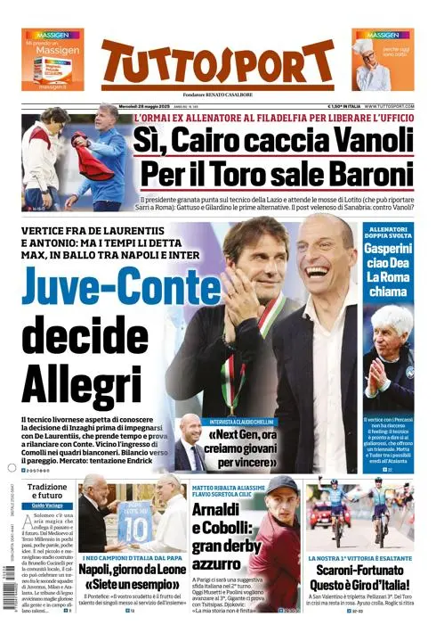 Prima-pagina-tutto-sport-edizione-di-oggi-28-05-2025