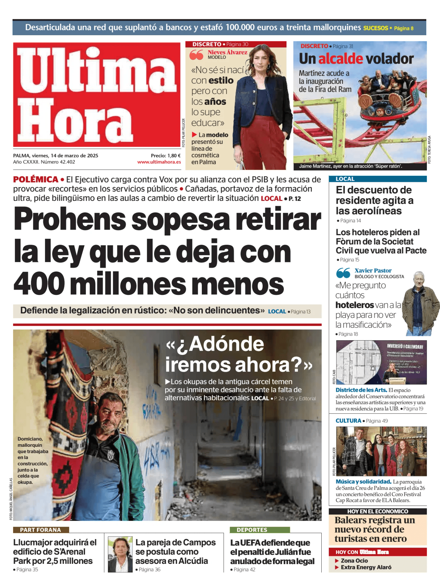 Prima-pagina-ultima-hora-oggi-edizione-di-oggi-20250314