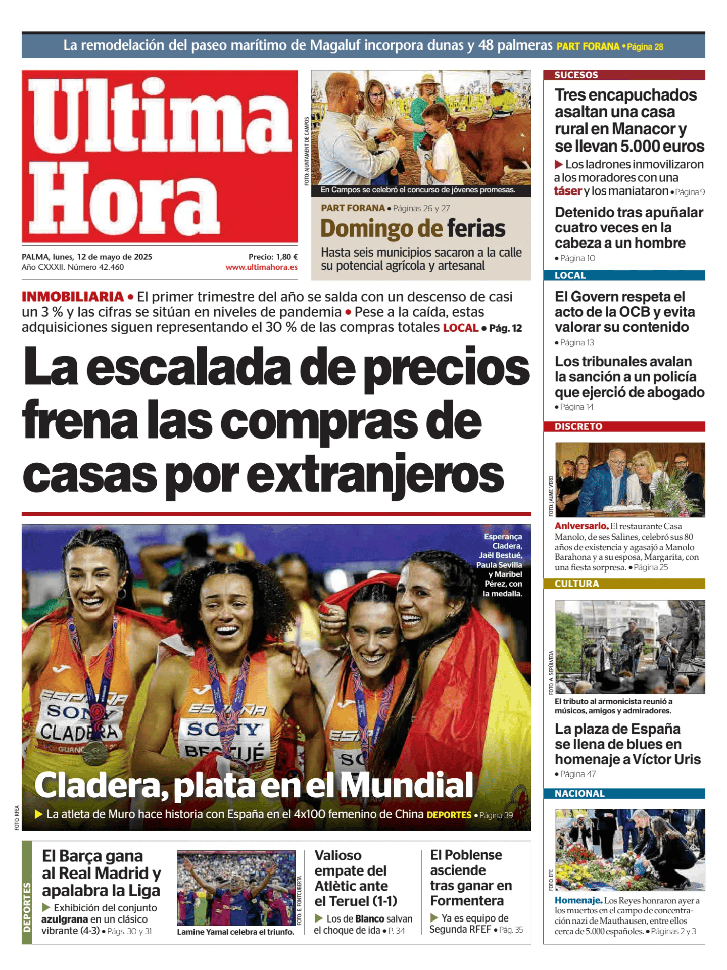 Prima-pagina-ultima-hora-oggi-edizione-di-oggi-20250512