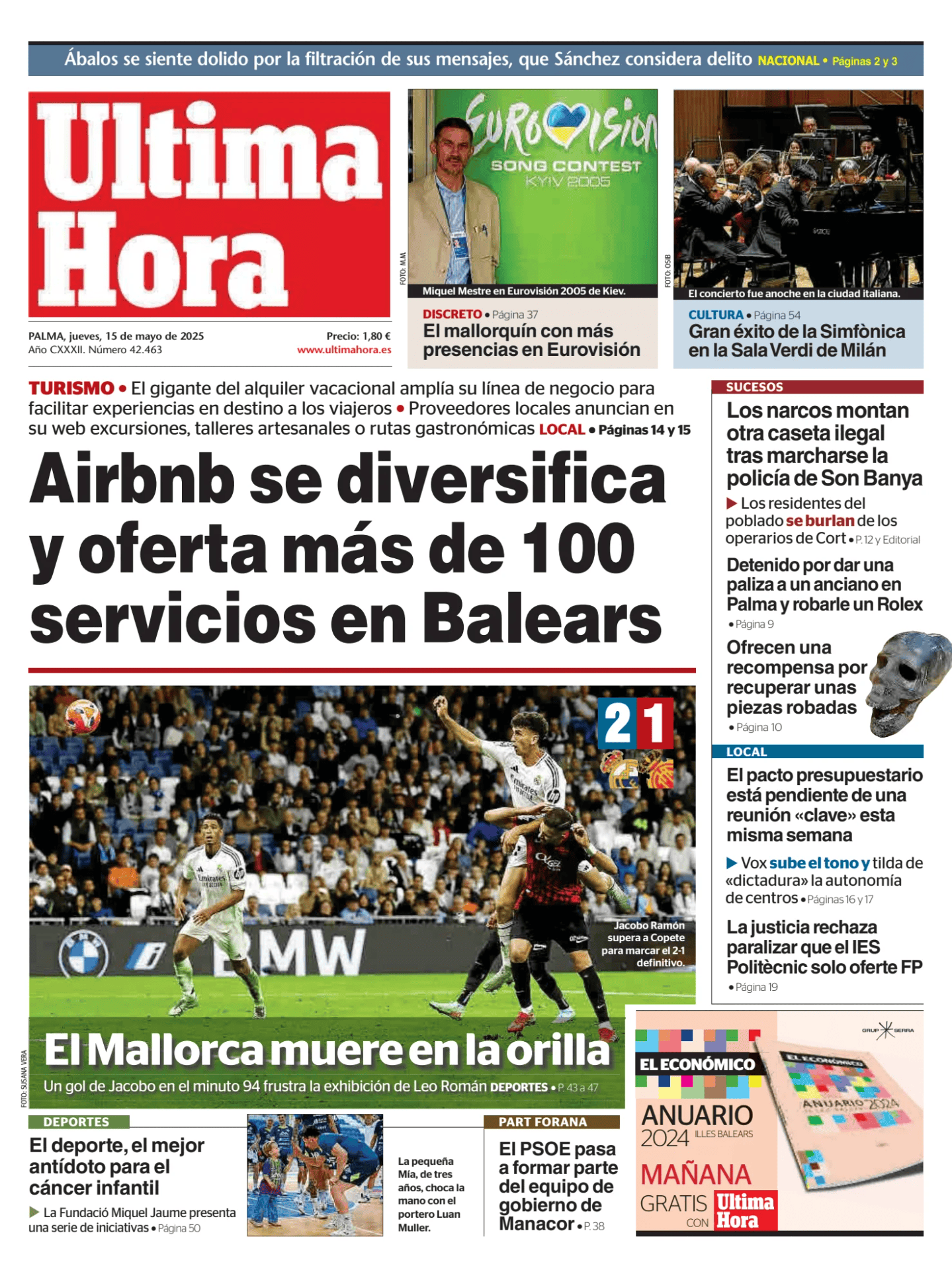 Prima-pagina-ultima-hora-oggi-edizione-di-oggi-20250515
