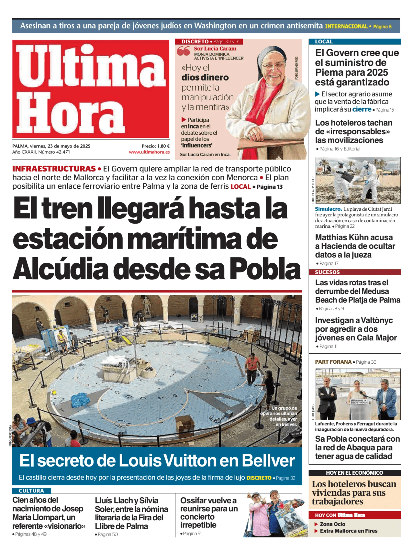 Prima-pagina-ultima-hora-oggi-edizione-di-oggi-20250523