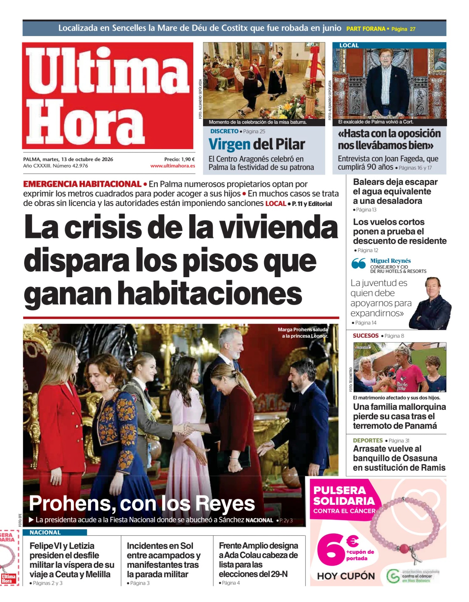 Prima-pagina-ultima-hora-oggi-edizione-di-oggi-20261013