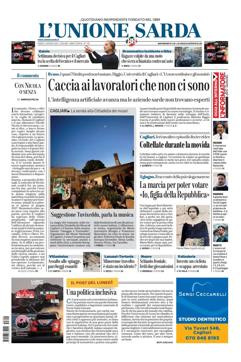 Prima-pagina-unione_sarda-edizione-di-oggi-02-06-2025