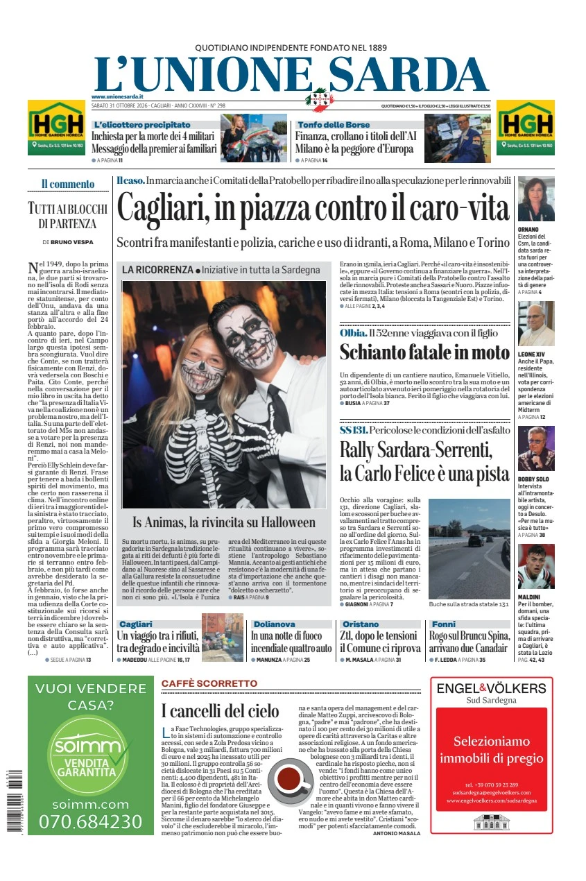 Prima-pagina-unione_sarda-edizione-di-oggi-31-10-2026