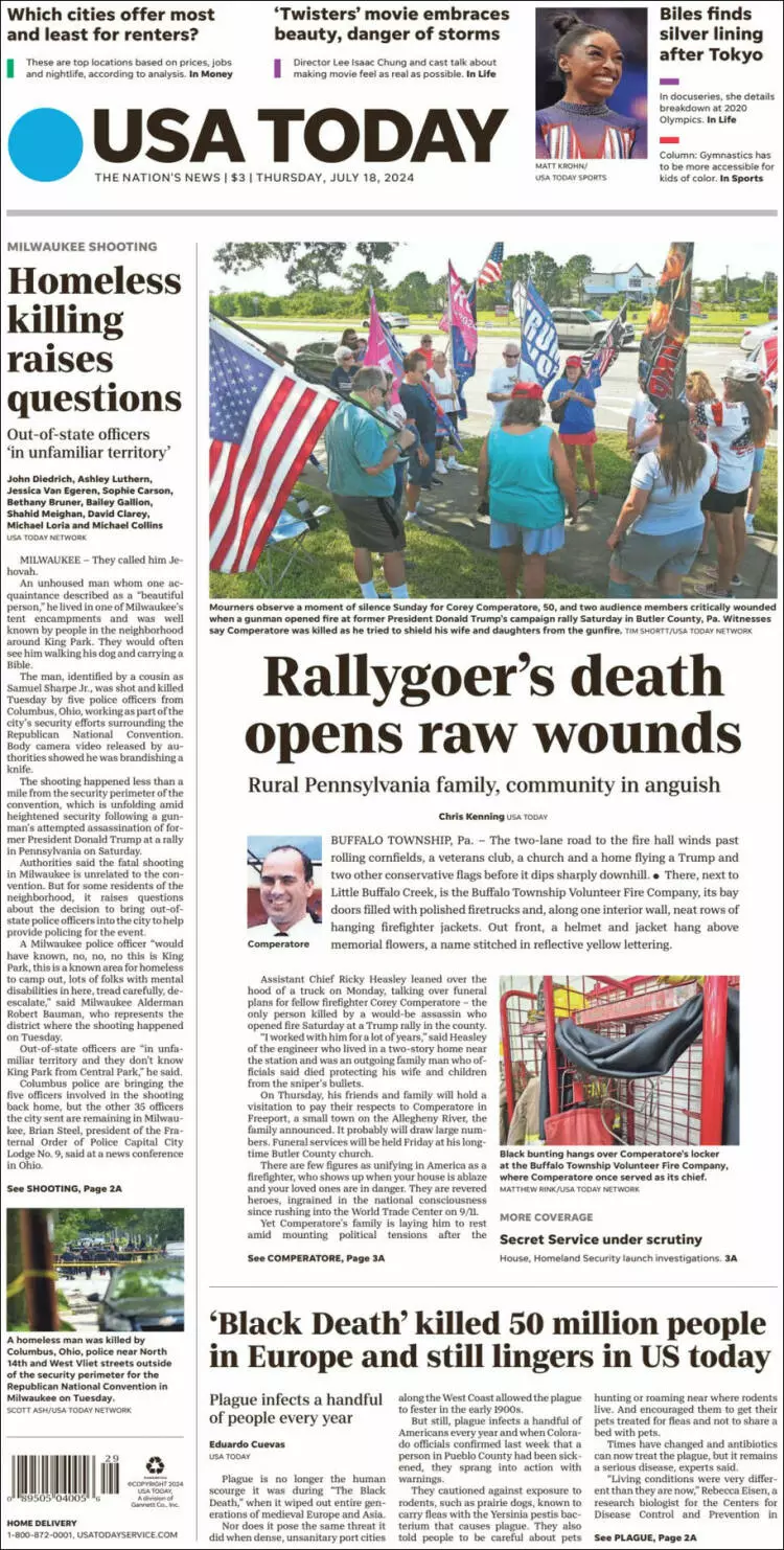 Prima-pagina-usa-today-edizione-di-oggi-2024-07-18
