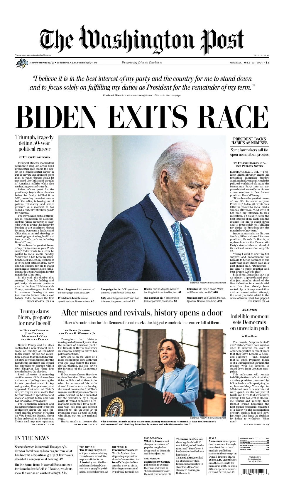 Prima-pagina-washington_post-edizione-di-oggi-22-07-2024