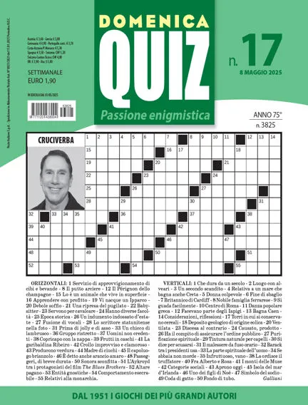 Prima-pagina-settimanale-domenica-quiz-del-29-04-2025