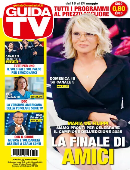 Prima-pagina-settimanale-guidatv-del-13-05-2025