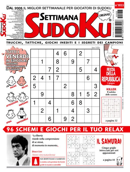 Prima-pagina-settimanale-settimana-sudoku-del-03-06-2025