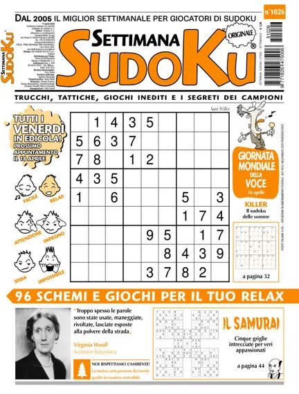 Prima-pagina-settimanale-settimana-sudoku-del-15-04-2025