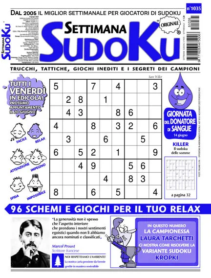 Prima-pagina-settimanale-settimana-sudoku-del-17-06-2025