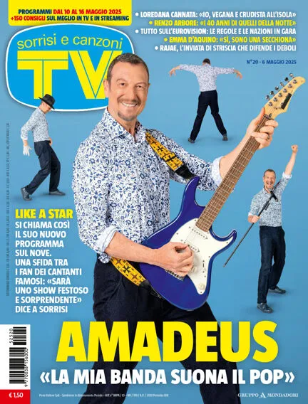Prima-pagina-settimanale-tv-sorrisi-e-canzoni-del-06-05-2025
