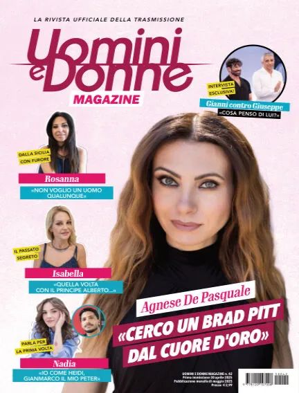 Prima-pagina-settimanale-uomini-e-donne-magazine-del-13-05-2025