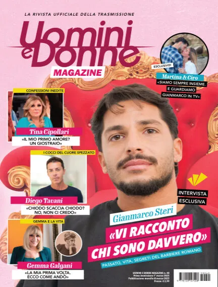 Prima-pagina-settimanale-uomini-e-donne-magazine-del-25-03-2025